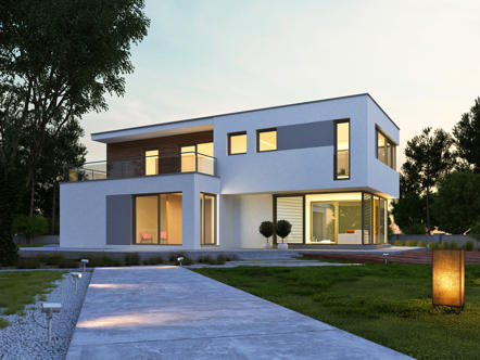 Dieses Architektenhaus mit über 200 m² Grundriss - schlüsselfertig bauen im Raum Hamburg, Kiel, Neumünster, Norderstedt