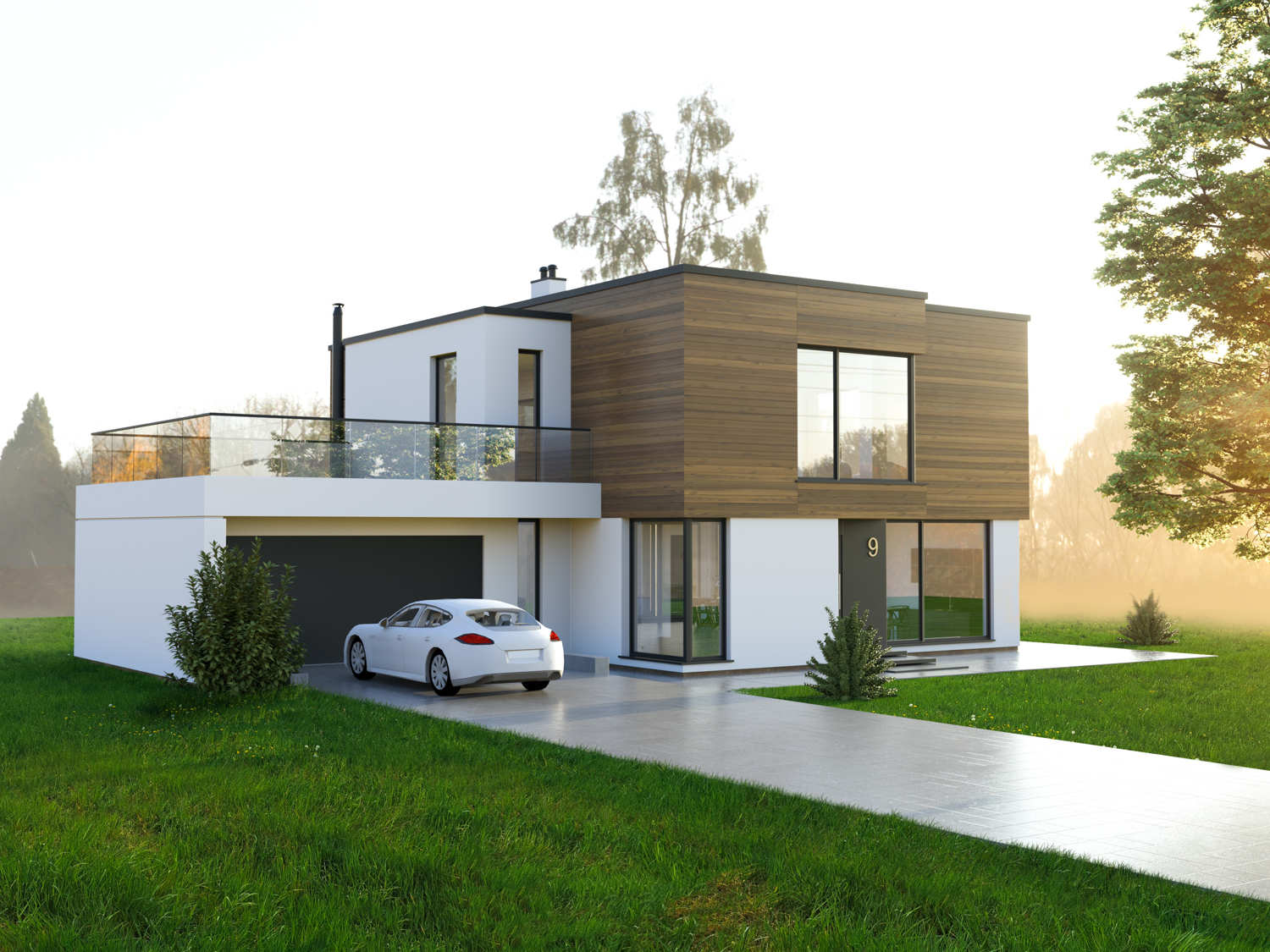 Dieses Architektenhaus mit über 250 m² Grundriss - schlüsselfertig bauen im Raum Hamburg, Kiel, Neumünster, Norderstedt